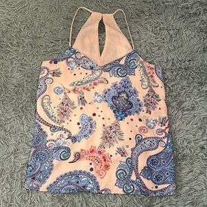 Paisley print tank top